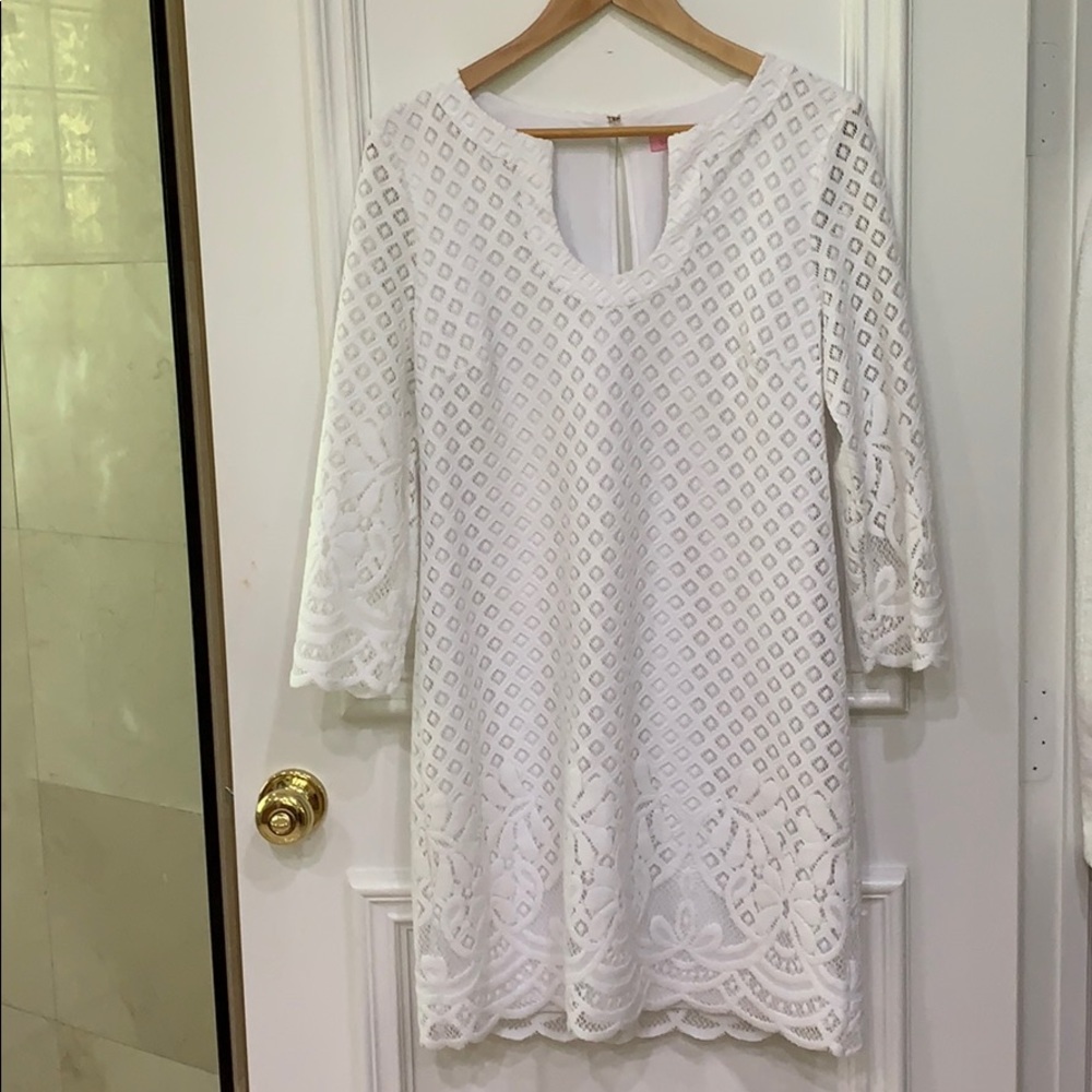 White Lilly Pulitzer dress, size M